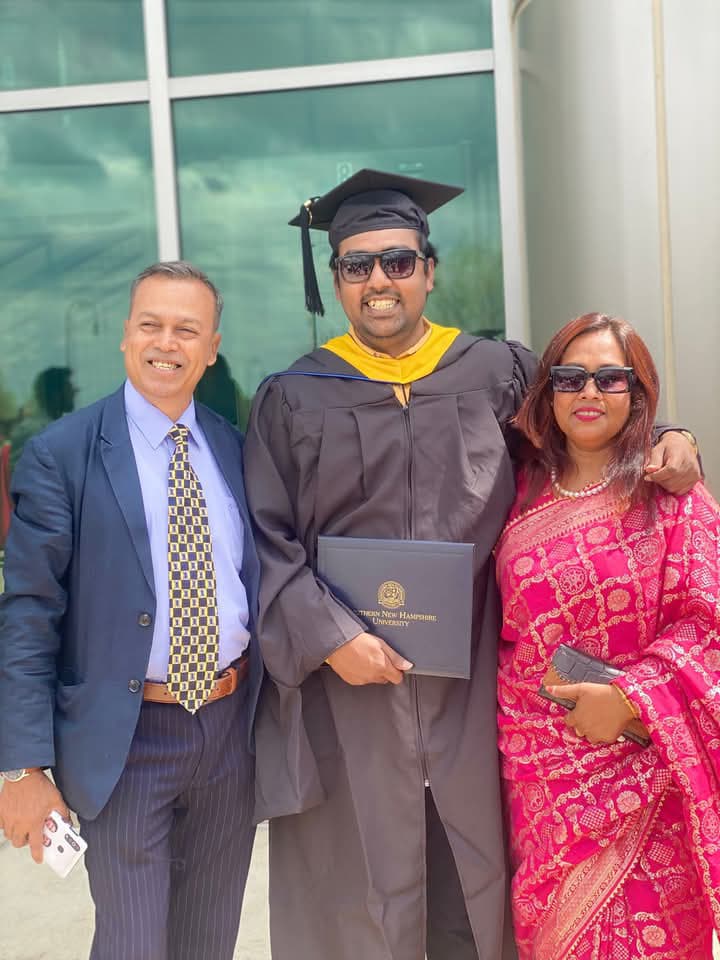 আমেরিকায় সাদমানের পোস্ট গ্রাজুয়েশন সম্পন্ন